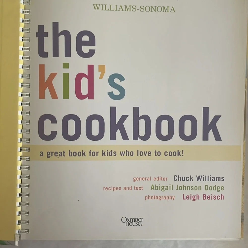 Williams Sonoma Kids Cookbook